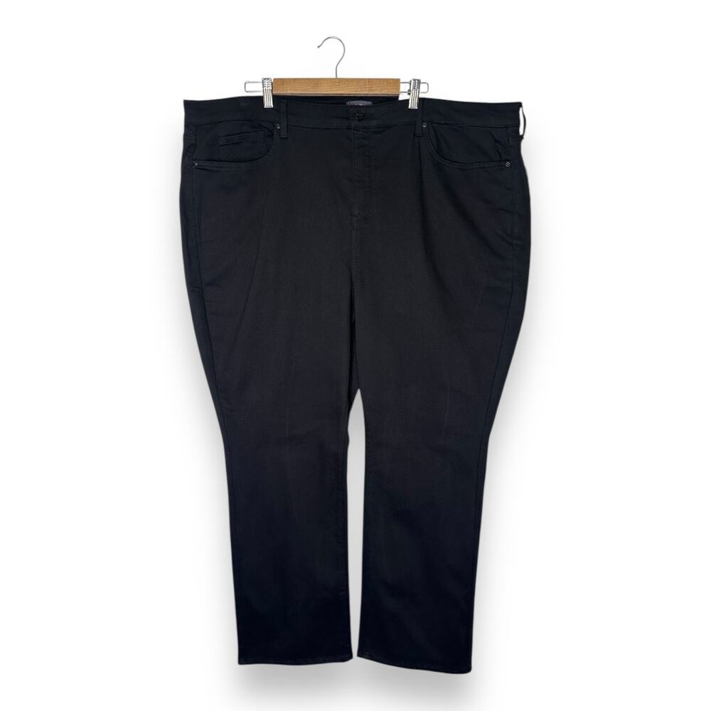 NYDJ NWT Women's Ellison High Rise Straight 31 Inseam Jeans Size 26W Black - Picture 2 of 13